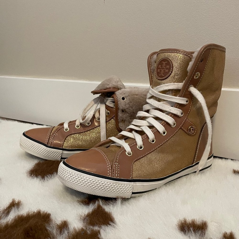 Tory Burch High Top Sneakers/Boots